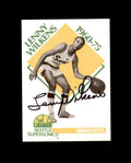 Lenny Wilkens Signed 1990 NBA Hoops Seattle Supersonics Autograph