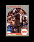 Lenny Wilkens Signed 1990 NBA Hoops Cleveland Cavaliers Autographed