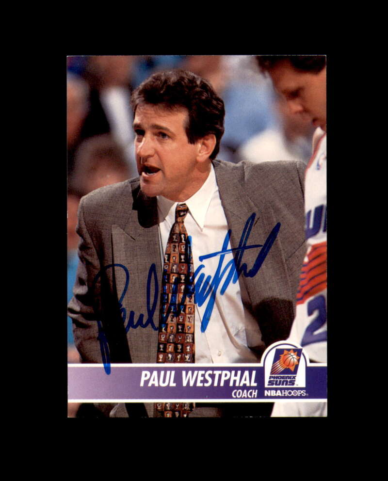 Paul Westphal Signed 1994 NBA Hoops Phoenix Suns Autograph