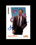 Lenny Wilkens Signed 1992 Skybox Cleveland Cavaliers Autograph