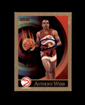 Anthony Spud Webb Signed 1990 Skybox Atlanta Hawks Autograph