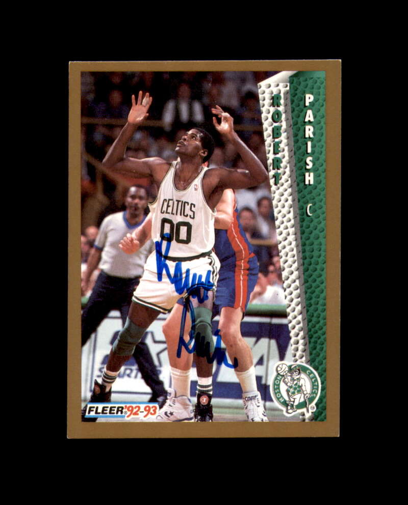 Robert Parish Signed 1992 Fleer Boston Celtics Autograph