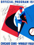 McCovey Fuente Fox Schofield 1965 Cubs vs Giants Game Program Signed by 11