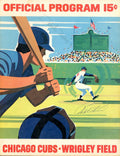 Ralph Kiner 1971 Cubs vs Mets Game Program Signed by 2