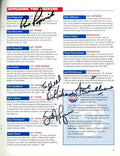 Brickhouse Popovich Kingman 1993 Cubs Game Program Signed by 5