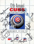 Brickhouse Monday Foster Messmer 1997 Cubs Convention Program With Ticket Signed by 12
