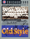 Williams Jenkins Muser Olivers 1995 Cubs vs Rockies Game Scorecard Signed by 11