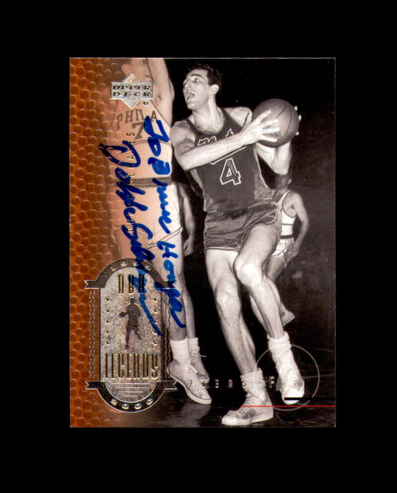 Dolph Schayes Signed 2000 Upper Deck Legends Philadelphia 76ers Autographed