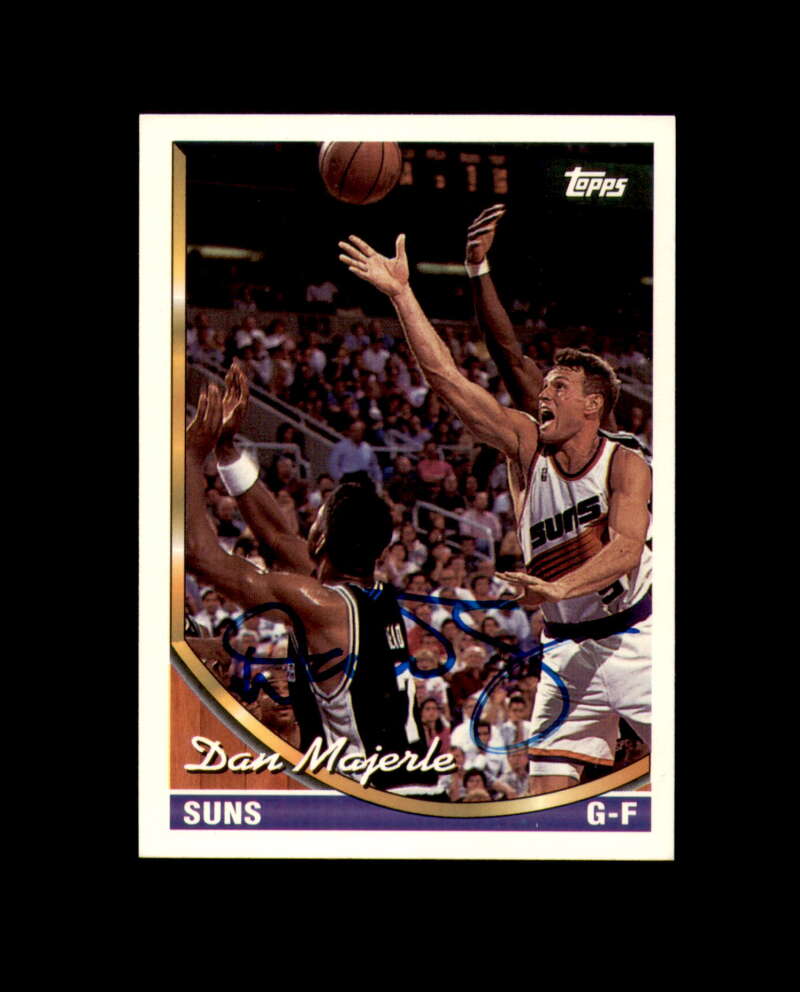 Dan Majerle Signed 1994 Topps Phoenix Suns Autograph