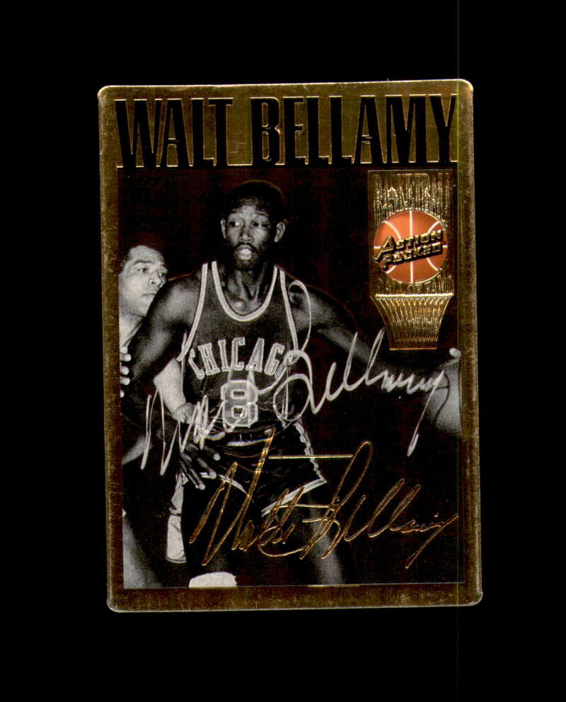 Walt Bellamy Signed 1994 Action Packed Chicago Autograph
