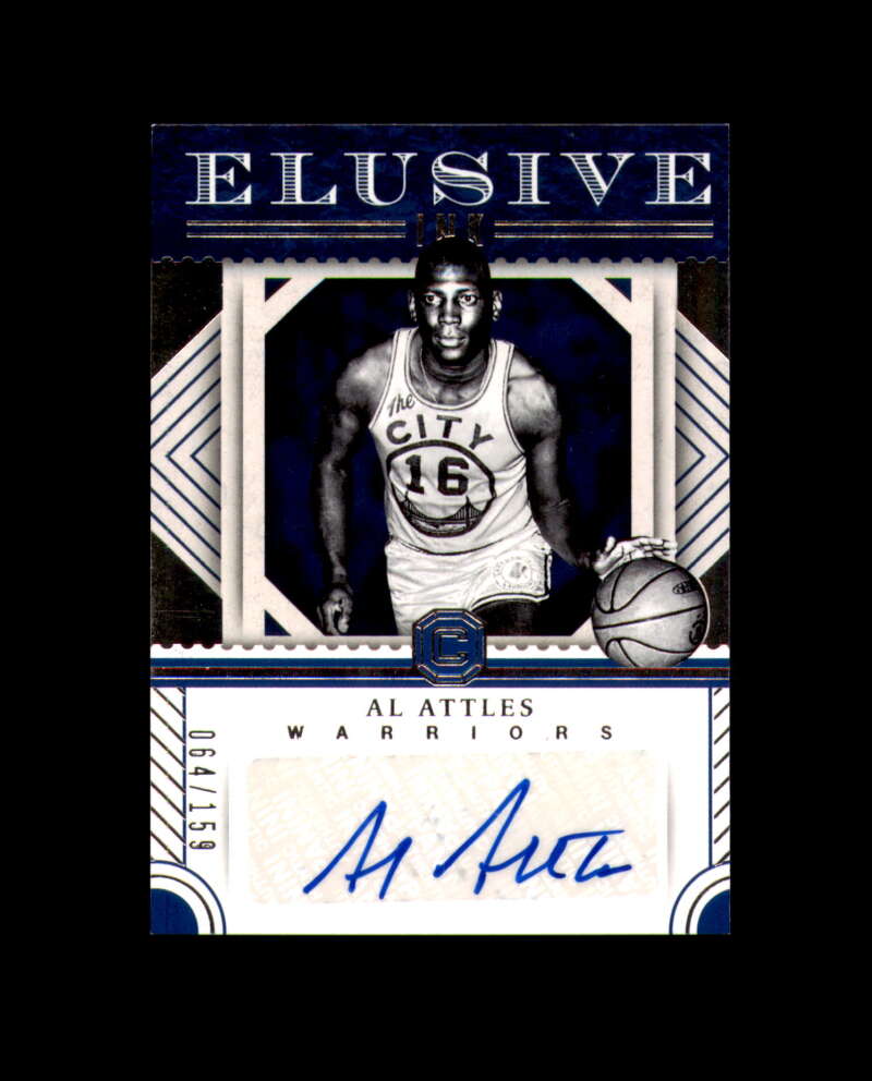Al Attles Signed 2018 Panini Elusive Golden State Warriors Autograph