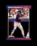 Rafael Palmeiro Signed 1989 Donruss Chicago Cubs Autograph