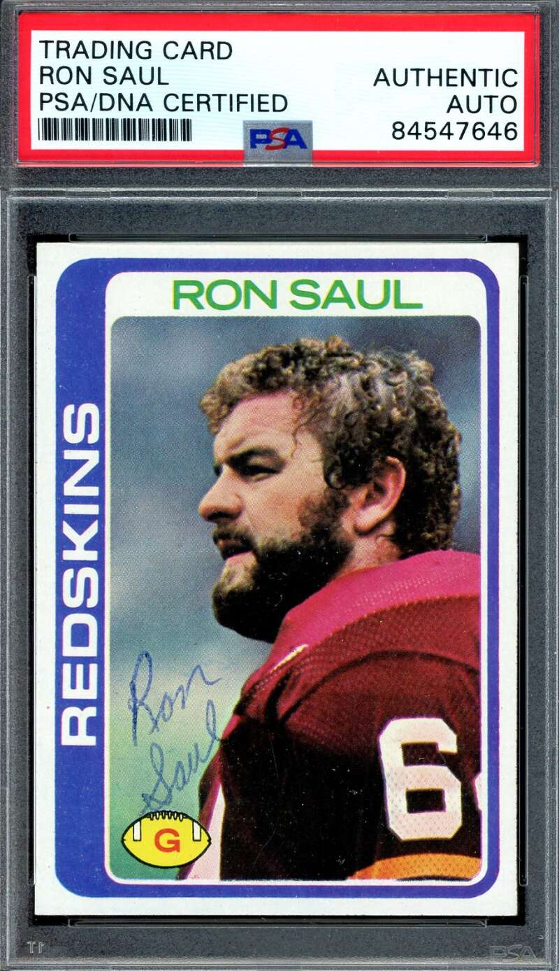 Ron Saul PSA DNA Signed 1978 Topps Autograph