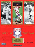 Steve Carlton Beckett BAS Signed 1994 HOF Program Autograph