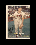 Bob Buhl Signed 1957 Topps Milwaukee Braves Autograph
