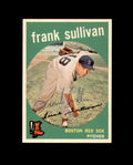 Frank Sullivan Signed Authentic 1959 Topps Boston Red Sox Autographed