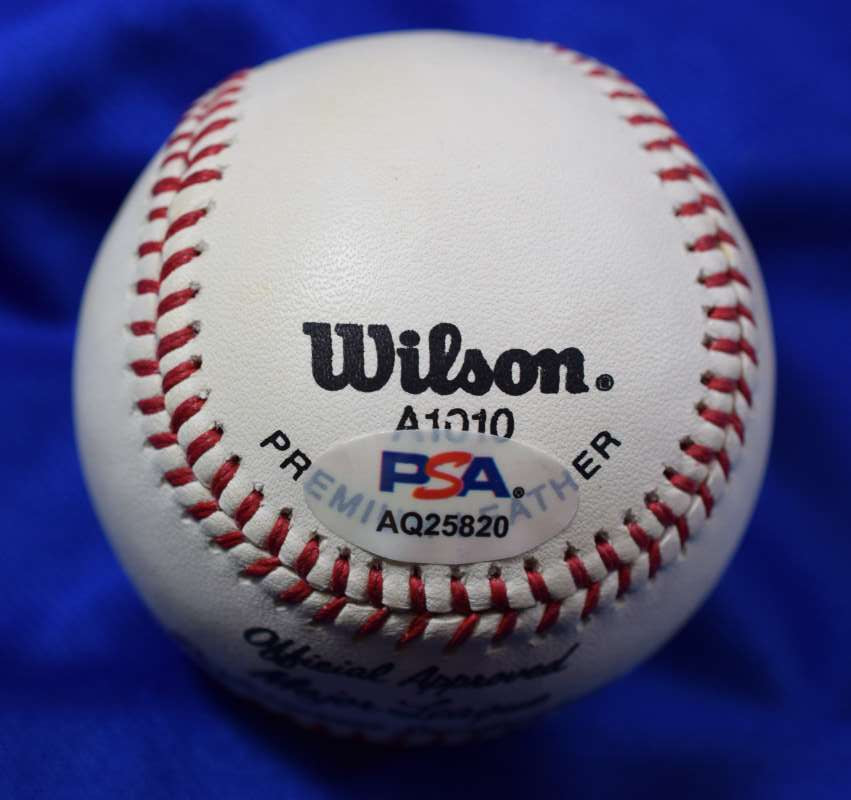 Mike Scott PSA DNA Autograph Astro`s Signed Baseball