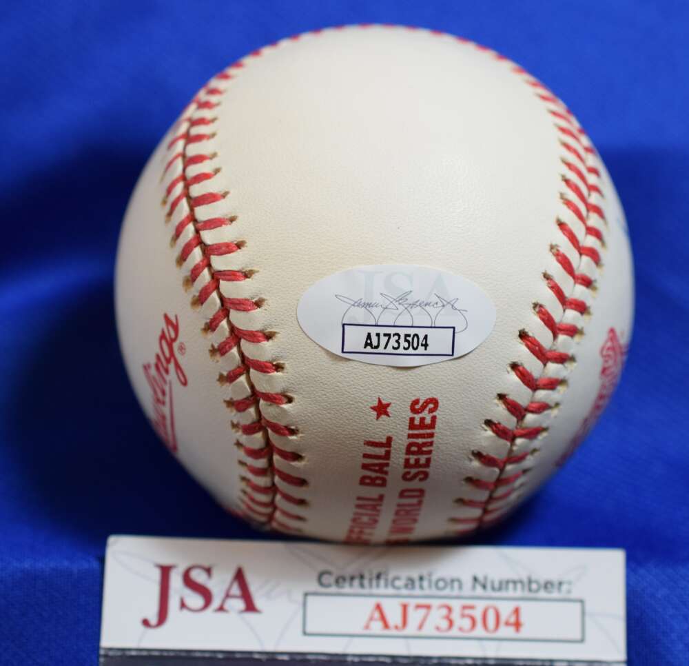 Mariano Rivera JSA COA Autograph Official 1996 World Series Signed Baseball