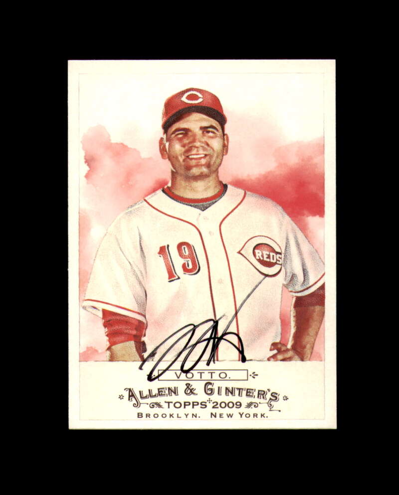Joey Votto Signed 2009 Topps Allen &amp; Ginter Cincinnati Reds Autograph