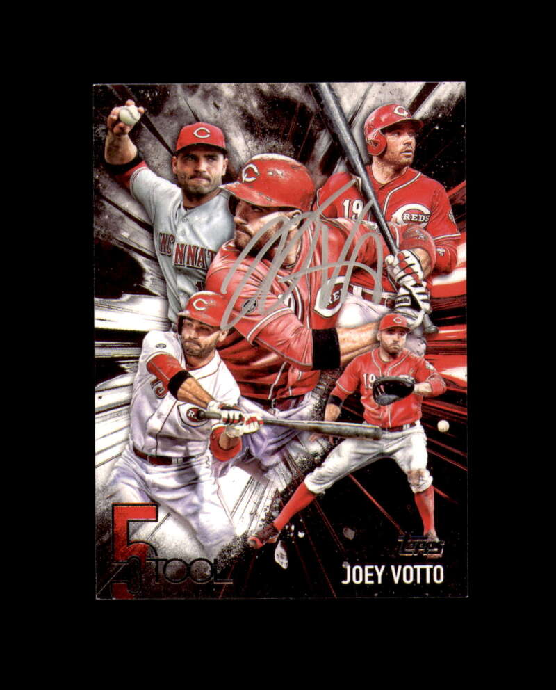 Joey Votto Signed 2017 Topps 5 Tool Cincinnati Reds Autograph