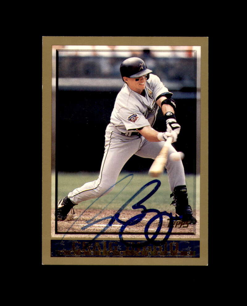Craig Biggio Signed 1998 Topps Houston Astros Autograph