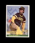 Rod Scurry Signed 1984 Donruss Pittsburgh Pirates Autograph