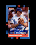 Dan Quisenberry Signed 1988 Donruss Kansas City Royals Autograph