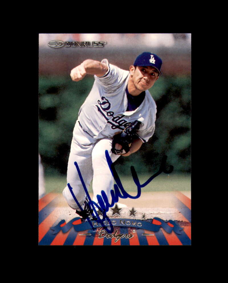 Hideo Nomo Signed 1997 Donruss Los Angeles Dodgers Autograph