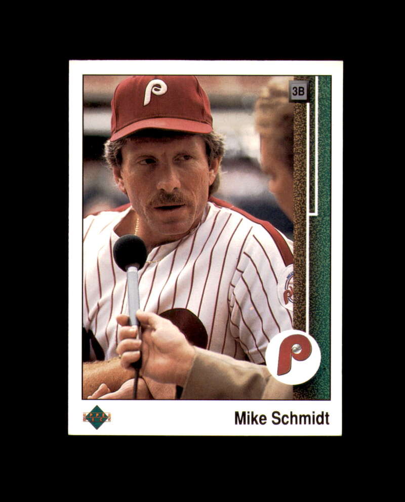 Mike Schmidt Signed 1989 Upper Deck Philadelphia Phillies Autograph