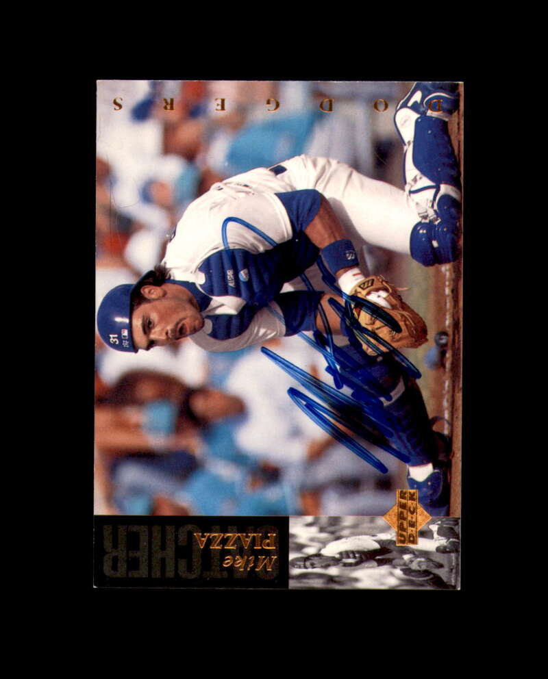 Mike Piazza Signed 1994 Upper Deck Los Angeles Dodgers Autograph