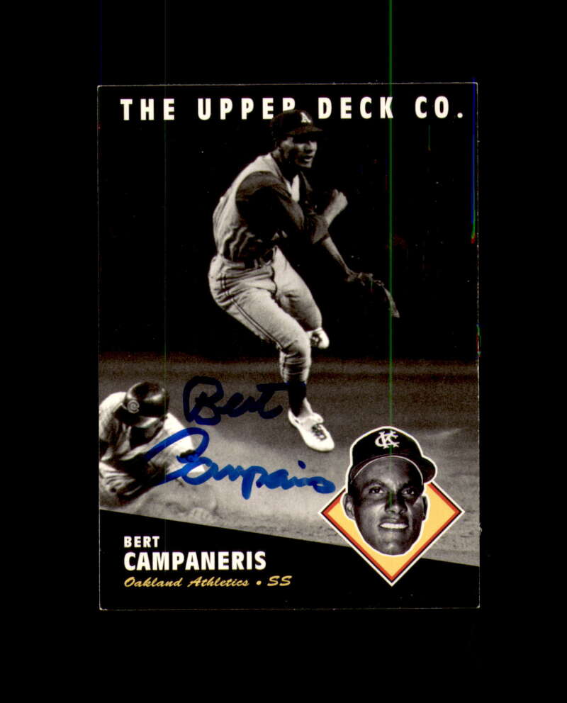 Bert Campaneris Signed 1994 Upper Deck All Time Heroes Oakland Athletics Autograph