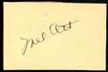 Mel Ott JSA Loa Signed Album Page Autograph