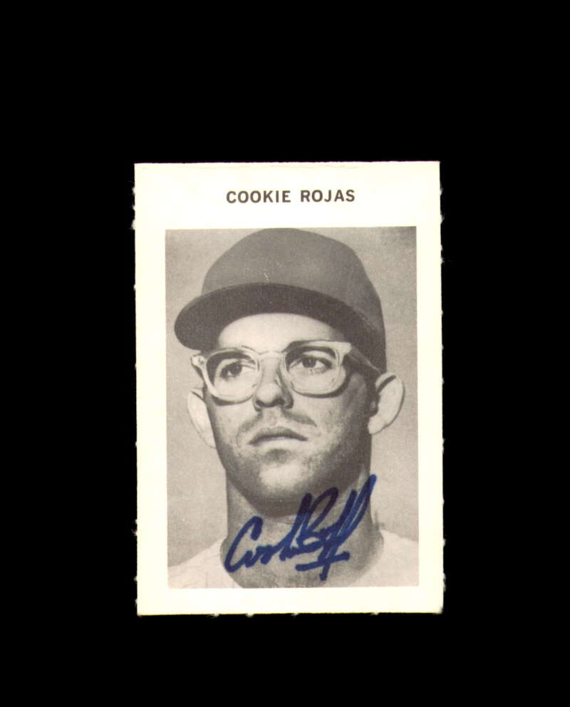 Cookie Rojas Signed 1969 Milton Bradley Autograph