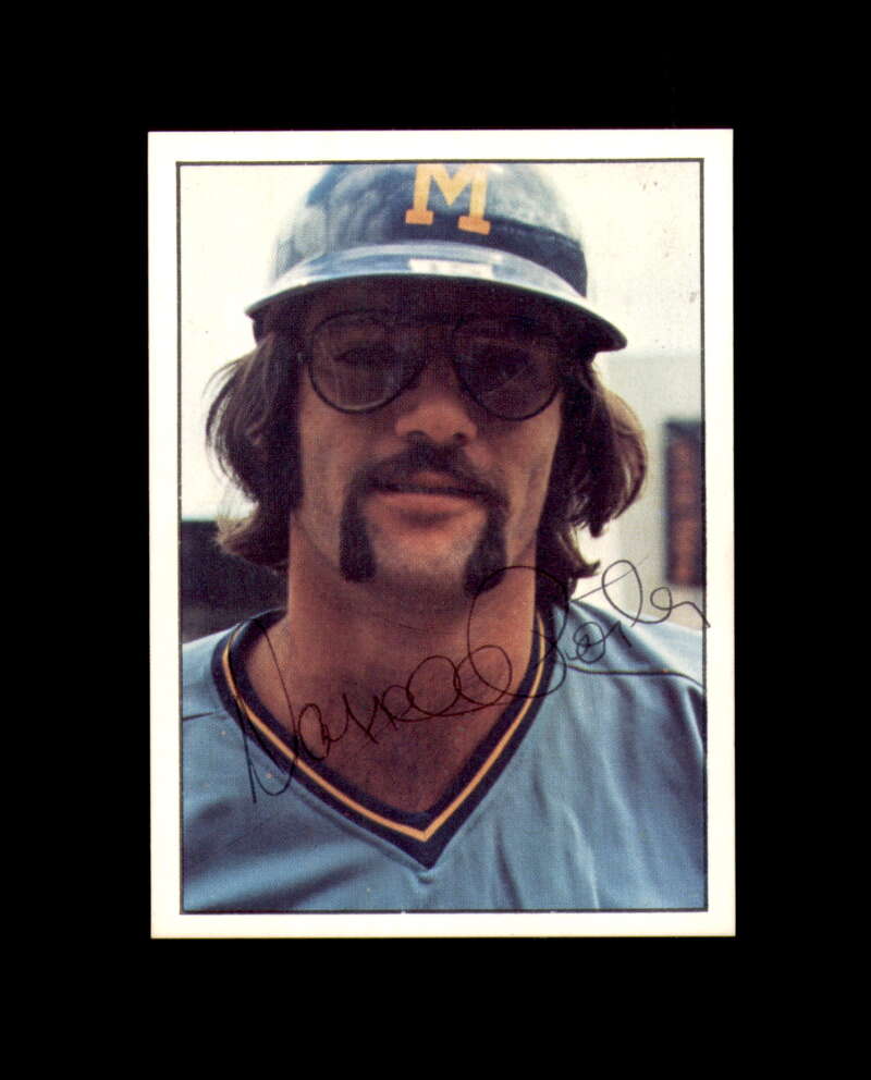 Darrell Porter Signed 1975 SSPC Milwaukee Autograph