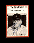 Jim Bunning Signed 1981 Detroit News Detroit Tigers Autograph