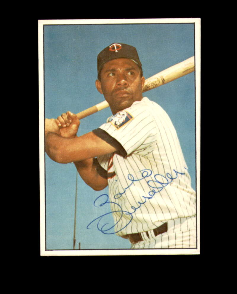 Zoilo Versalles Signed 1978 Frisz Minnesota Twins Autograph