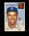 Bill Werle Signed 1954 Topps Boston Red Sox Autograph