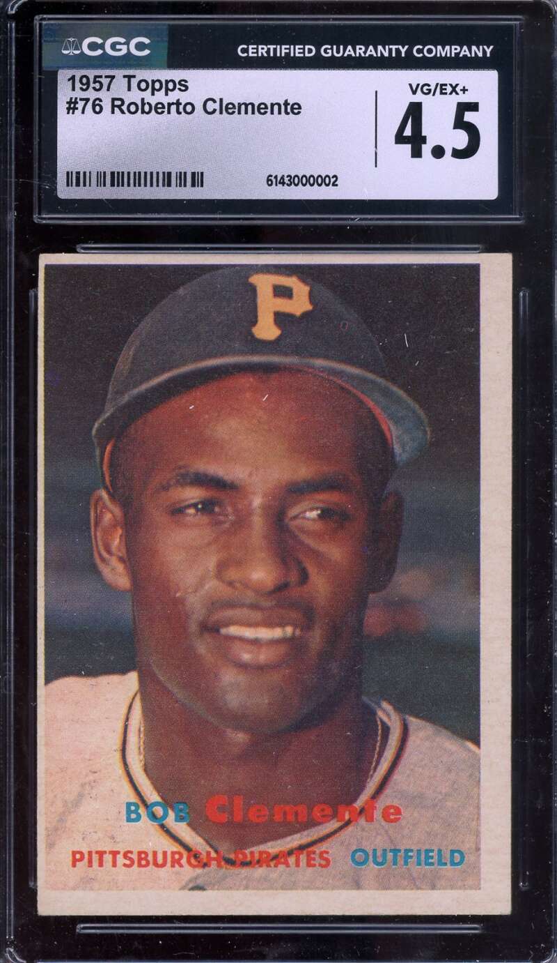 Roberto Clemente VG/EX+ 4.5 CGC  1957 Topps Graded