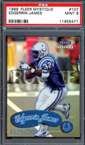Edgerrin James Mint 9 PSA 1999 Fleer Mystique Graded