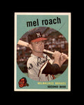 Mel Roach Signed 1959 Topps Milwaukee Braves Autograph