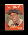 Hal Griggs Signed 1959 Topps Washington Senators Autograph