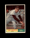 Tom Brewer Signed 1961 Topps Boston Red Sox Autograph
