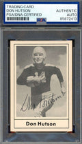 Don Hutson PSA DNA Signed 1977 Touchdown Club Autograph Packers