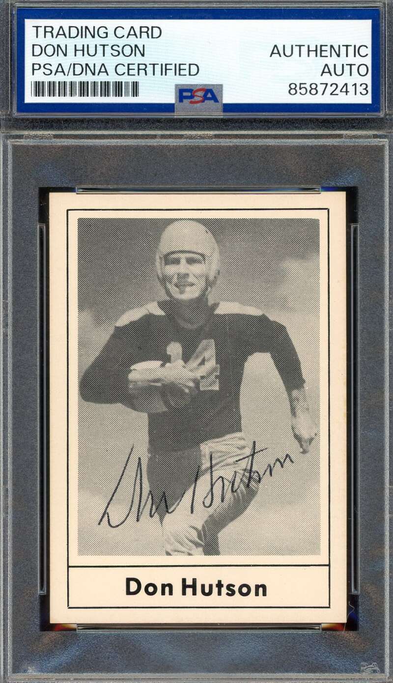Don Hutson PSA DNA Signed 1977 Touchdown Club Autograph Packers