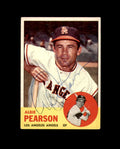 Albie Pearson Signed 1963 Topps Los Angeles Angels Autograph