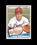 Gus Triandos Signed 1965 Topps Philadelphia Phillies Autograph