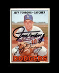 Jeff Torborg Signed 1967 Topps Los Angeles Dodgers Autograph
