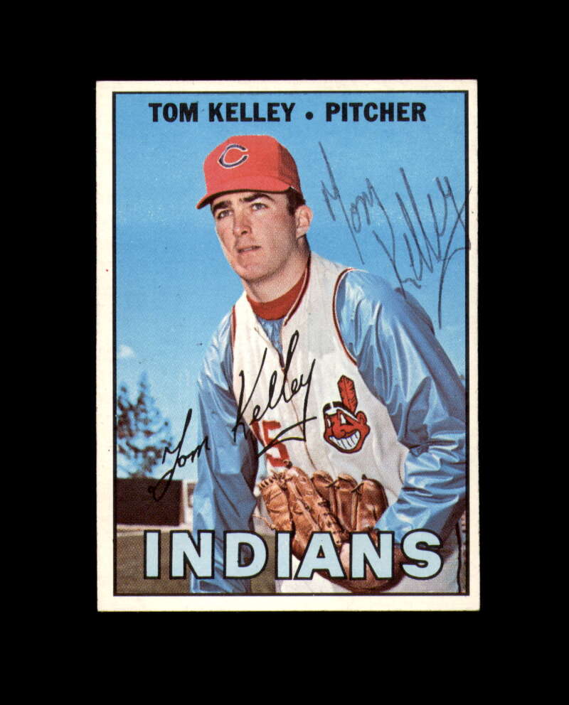 Tom Kelley Signed 1967 Topps Cleveland Autograph
