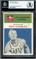 Rod Hundley Beckett BAS Vintage Period Signed 1961-62 Fleer Rookie Autograph