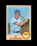 Al Spangler Signed Original 1968 Topps Chicago Cubs Autograph